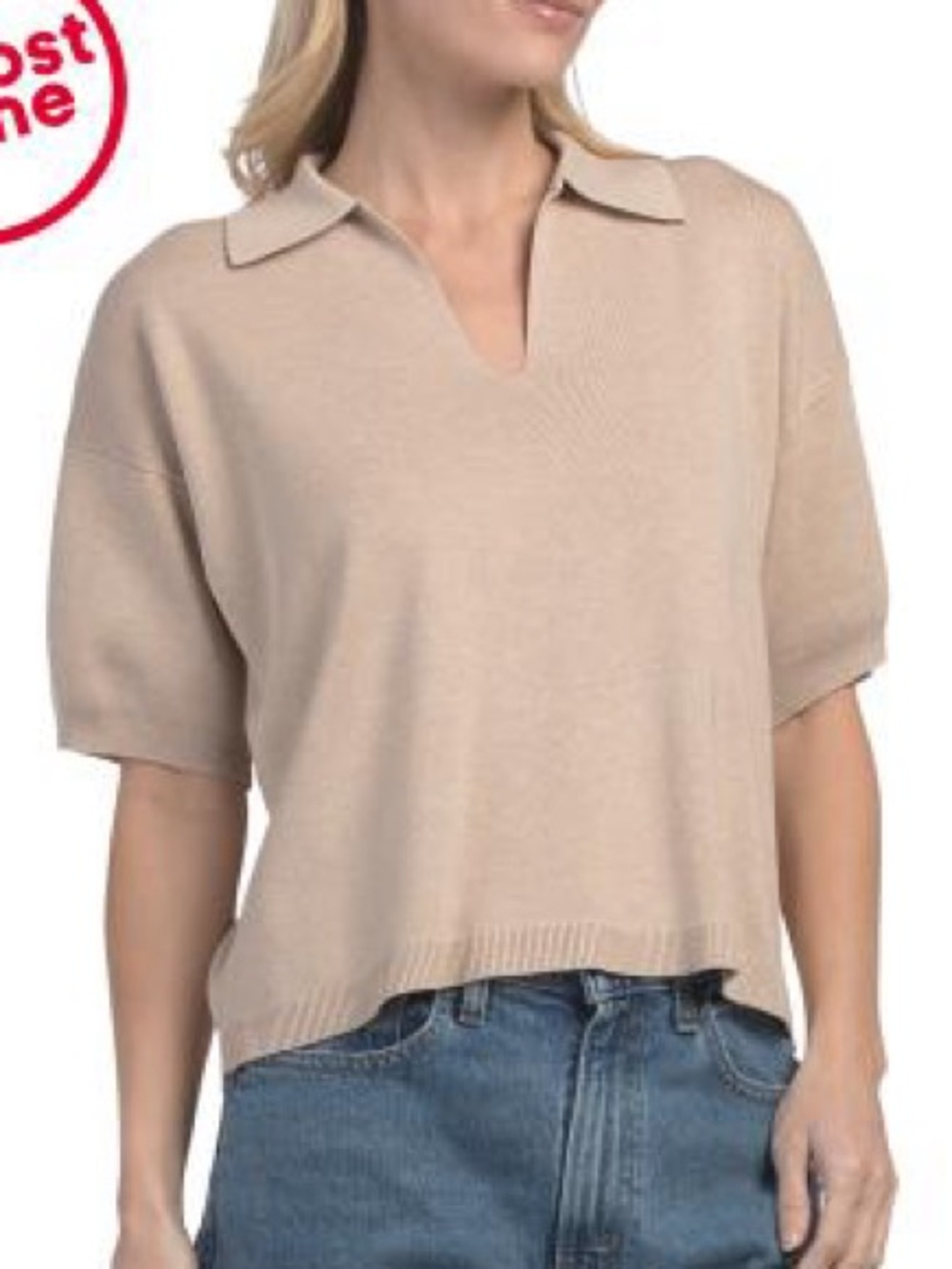 Cyrus Tan Polo Sweater